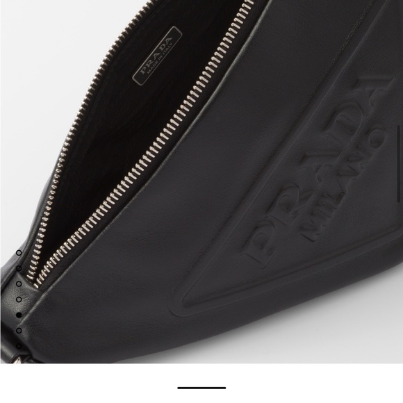 Prada Triangle Leather Shoulder Bag - Picture 6 of 16